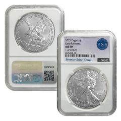 2025 Silver Eagle MS70 NGC Numbered