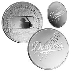 MLB 1oz Silver Round - LA Dodgers
