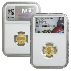 2025 Ronald Reagan 1/10oz Gold NGC RP70 FDI