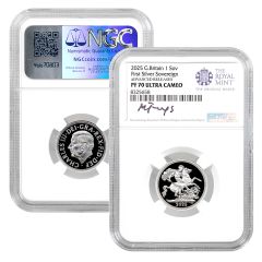 2025 Proof Silver Sovereign - NGC PF70 AR Martin Jennings