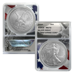 2025 Silver Eagle - ANACS MS70 1st Strike