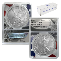 2025 Silver Eagle - ANACS MS70 1st Strike x20