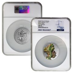 2024 2oz Silver Liechtenstein Rhine Valley UHR Silk Finish NGC MS70 FR