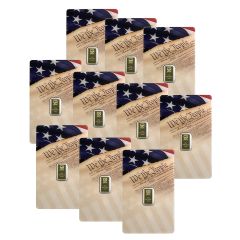 We the People Pure Gold Bar x10