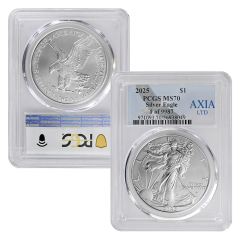 2025 PCGS Numbered Silver American Eagle - MS70