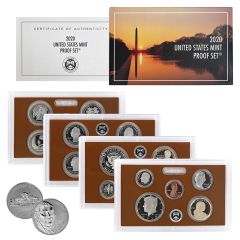 2020s Clad Proof Set w/ Bonus Reverse Proof Nickel