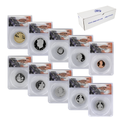 2025-S 10-Coin Proof Set - PR70 1st Strike