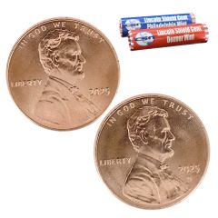 2025 P&D Lincoln Cent Rolls