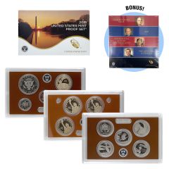 2015-S Clad Proof Set with BONUS P&D Presidential Dollars