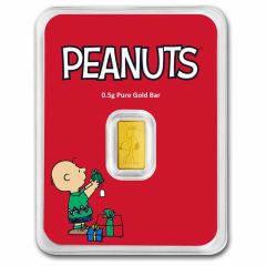 2025 Peanuts Holiday Gold Bar