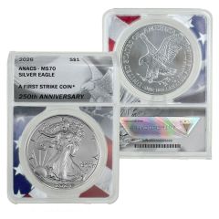 2026 PRESALE Silver American Eagle – MS70