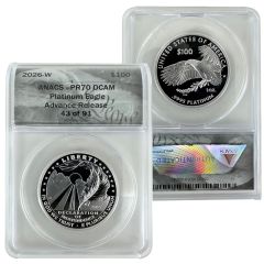 2026-W $100 PLATINUM EAGLE - PR70 ADVANCE RELEASE
