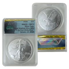 2026 Great American Coin Heist Silver Eagle – MS70