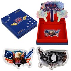 2026 Stars and Stripes USA 250th Anniversary 1 oz. Silver Coin 