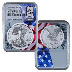 1776-2026 Enhanced Uncirculated Silver Eagle – 250th Label  