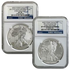 2013-W Reverse Proof & Enhanced Uncirculated Silver Eagles
