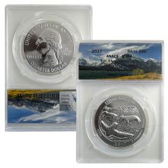 2017 National Parks 5oz Effigy Mounds ANACS MS69