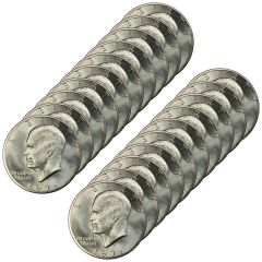 1971 Silver Eisenhower Dollars - x20