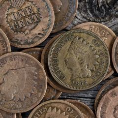 1863 Indian Head Cent x10