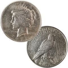 1921 PEACE DOLLAR VG/VF