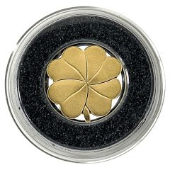 Half Gram Gold Clover Coin