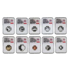2026 10-Coin Silver Proof Set — PF70 America 250  