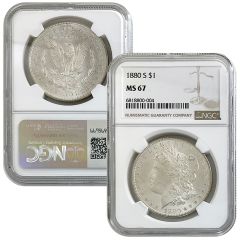 1880-S Morgan NGC MS67