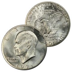 1971 Silver Eisenhower Dollar