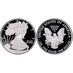 2012 75th Anniversary Proof & Reverse Proof Silver Eagle Set