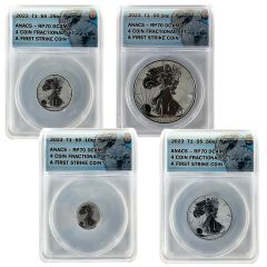 2023 Silver Fractional Set Reverse PF70 - ANACS