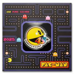 2025 45th Anniversary Pac Man Silver Coin