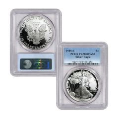 1989-S Silver Eagle PCGS PR70