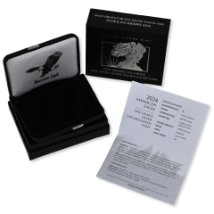 2024-W Burnished Silver Eagle – Empty Mint Packaging