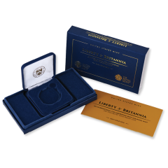 2024 1 oz Gold Liberty Britannia Proof – Empty Mint Packaging
