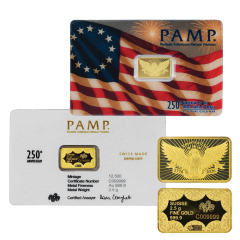 1776-2026 250th Anniversary PAMP 2.5g Gold Bar