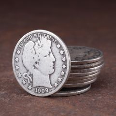 Barber Half Dollar 10 Coin Starter Set