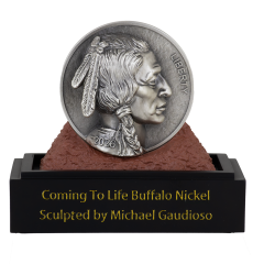 Coming to Life™ 2026 Buffalo Nickel 5 oz .999 High Relief Silver Coin
