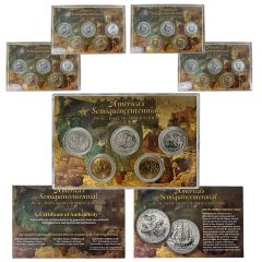 1776-2026 250th Anniversary Quarter 5-Coin Set Continuity