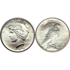 Silver Peace Dollars x3