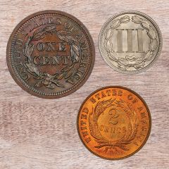 RARE 3-COIN CENT COLLECTION