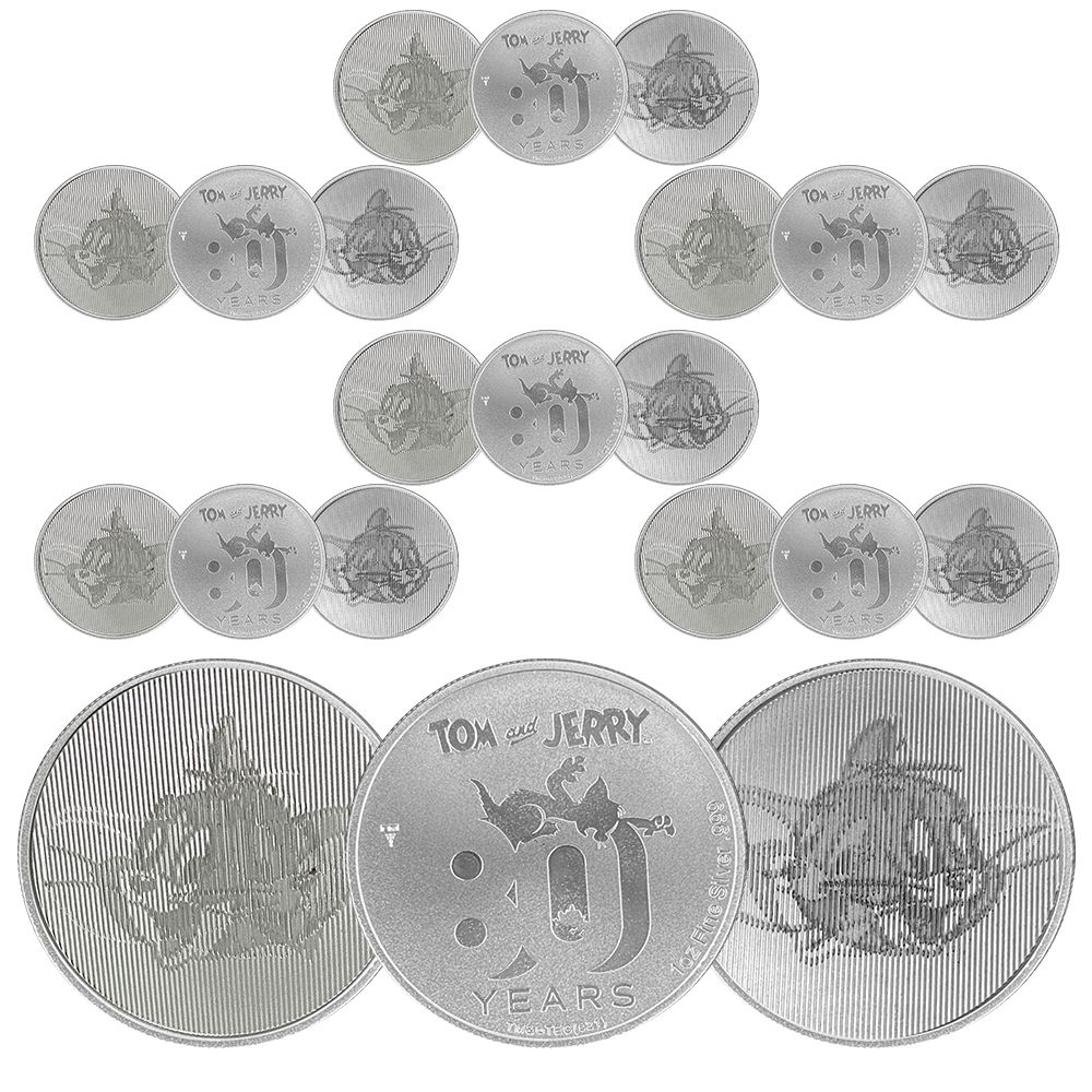 2020 80th Anniversary Tom & Jerry Silver Medal x20 | US Coins