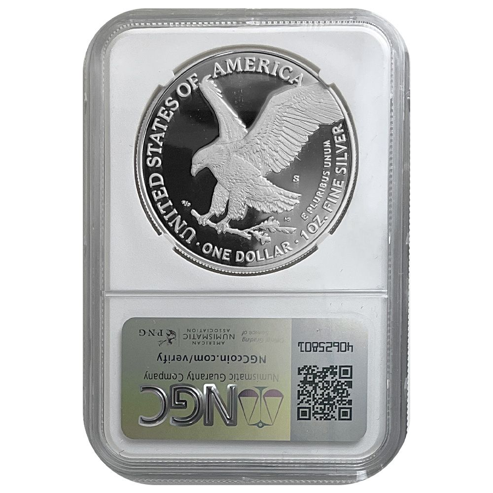 2024-S Silver Eagle NGC PF70 ER PSS | US Coins | Csnmint.com