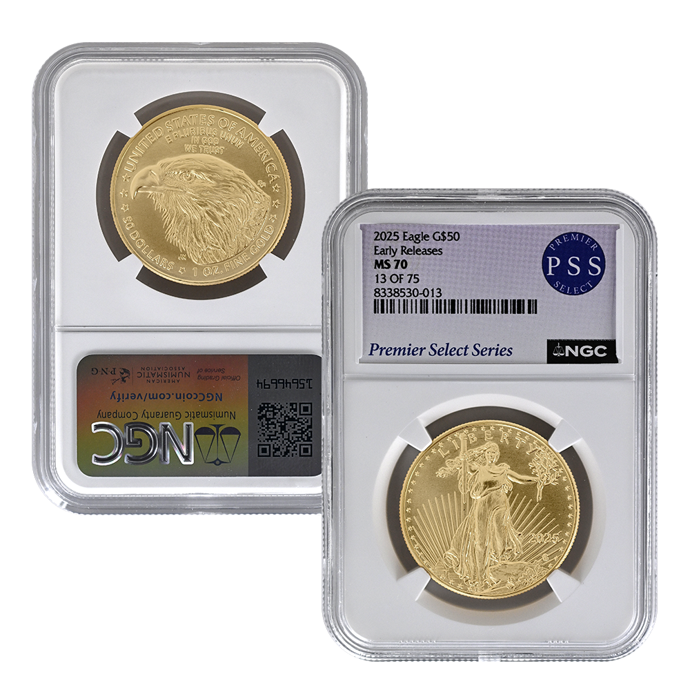 2025 4-Coin Gold Eagle Set – MS70 | US Coins | Csnmint.com