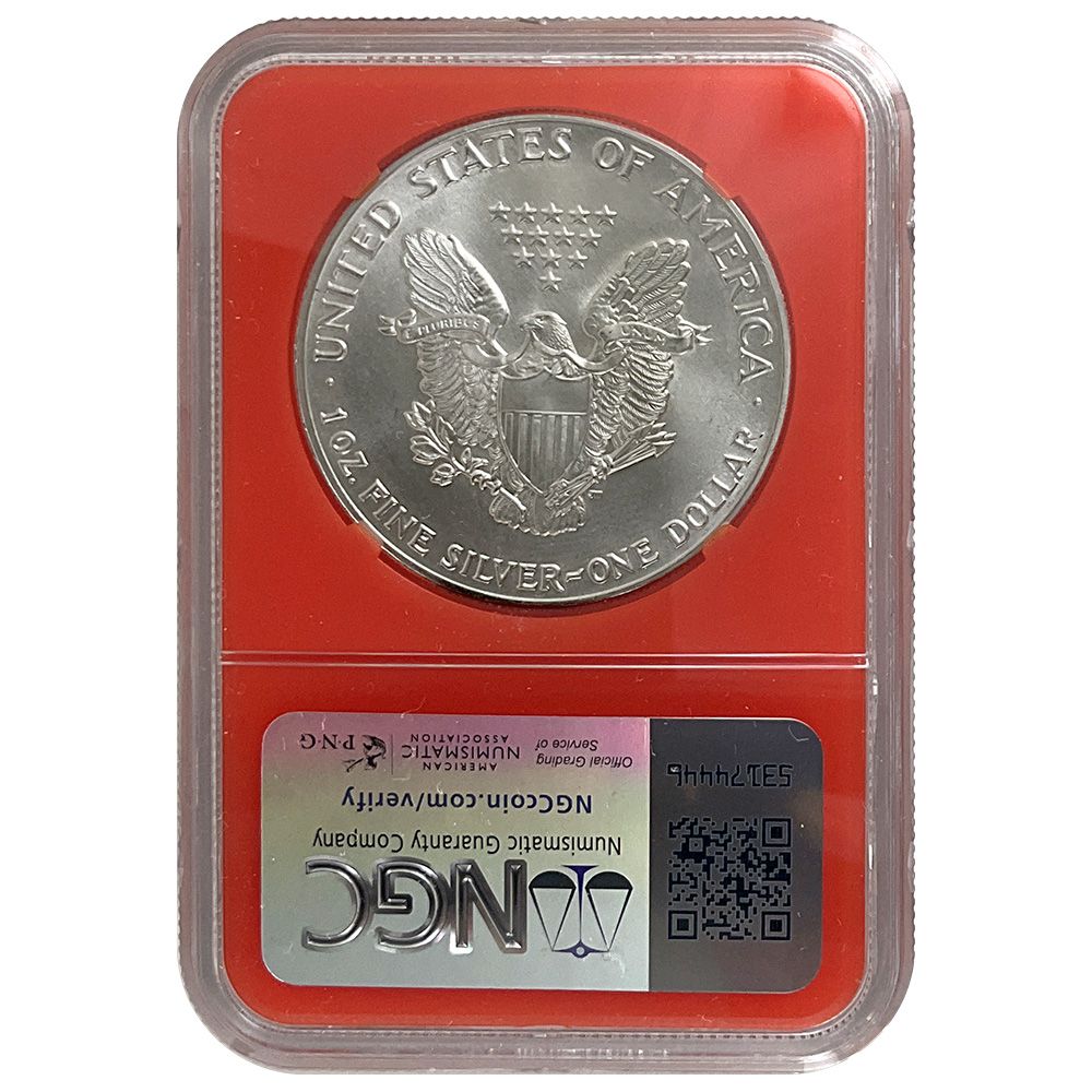 h*o様 1986 Silver Eagle MS 69 🔥1986-S Early Production Silver Eagle NGC MS69 -John Wayne