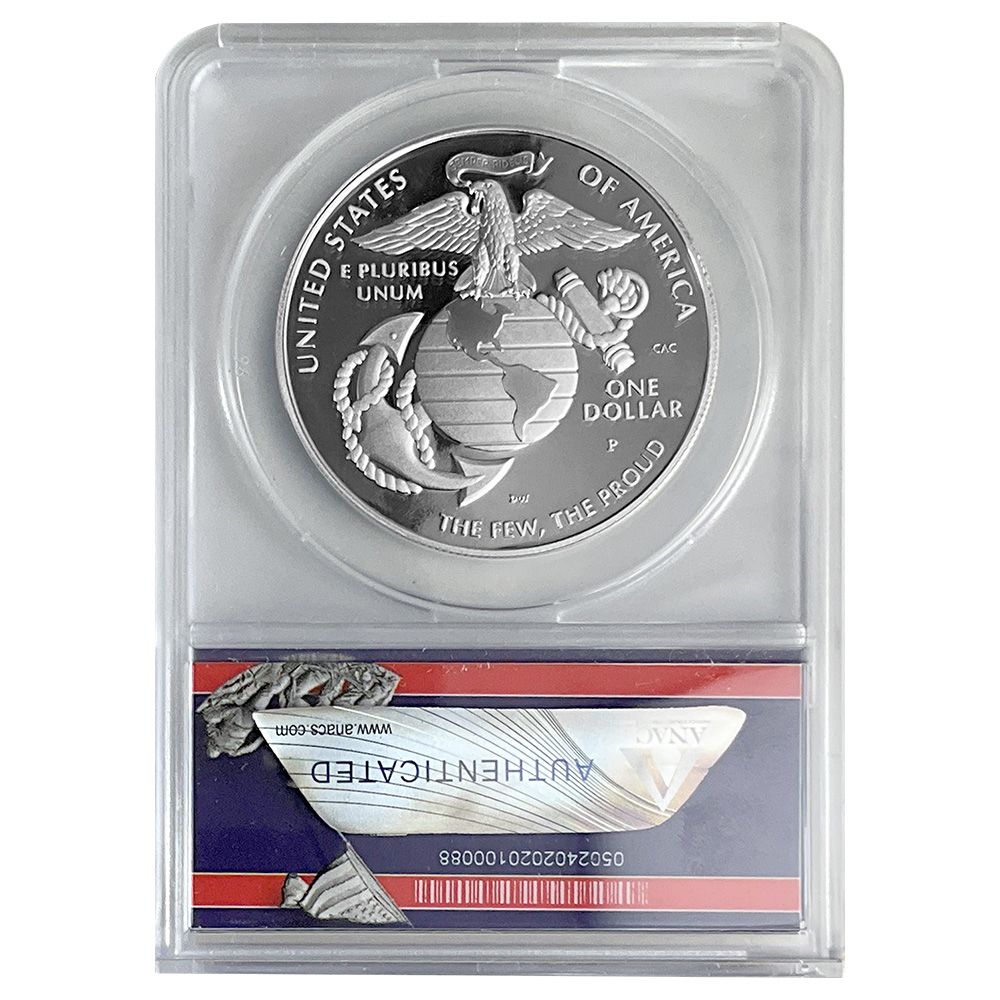 2025 Marine Corps Commemorative 1oz Silver Coin – PR70 | US Coins