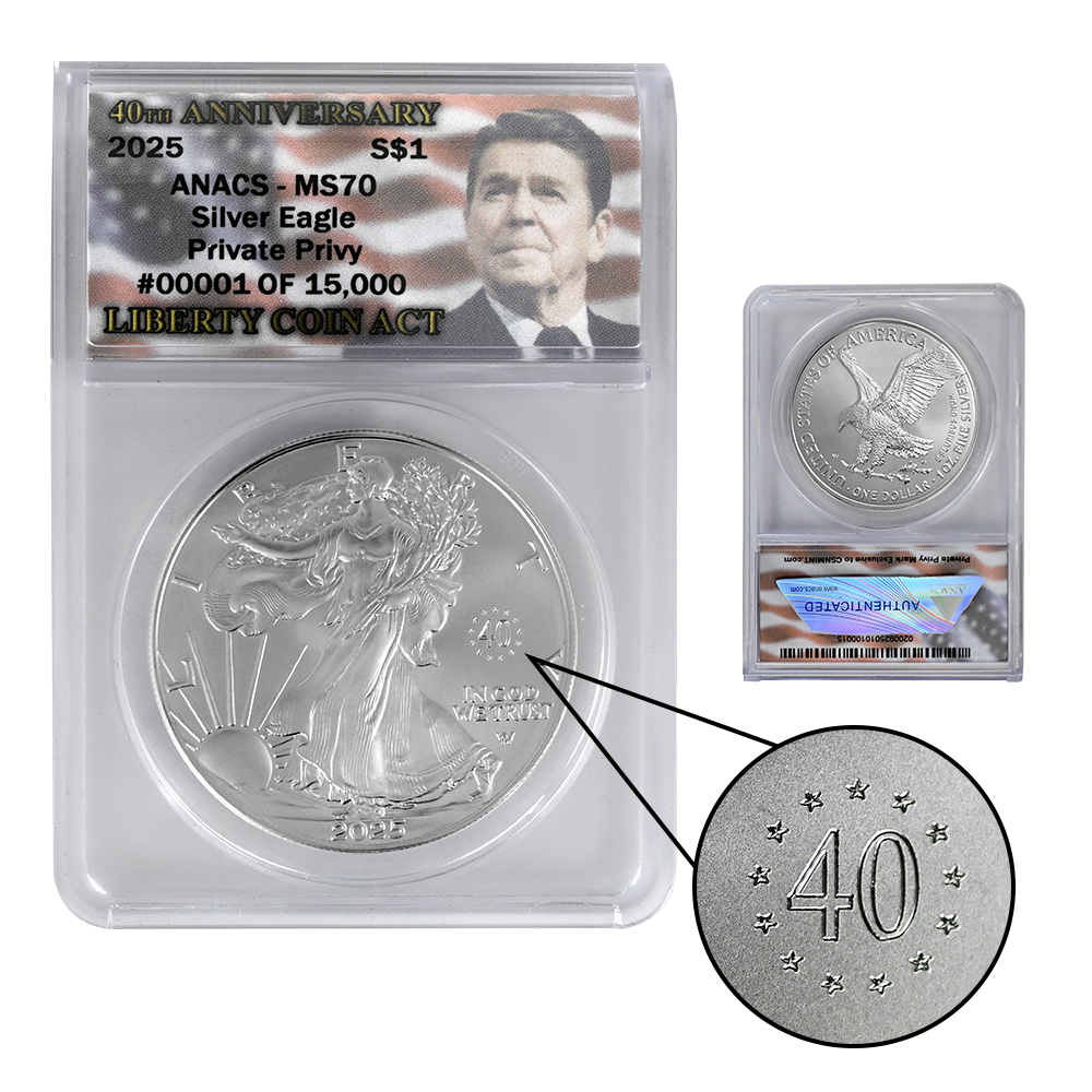 2025 (P) Silver Eagle NGC GEM BU - First Eagle Privy 1 of