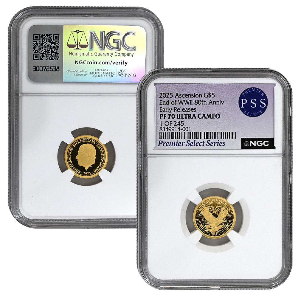 2025 End of WWII 80th Anniversary Gold Coin | US Coins