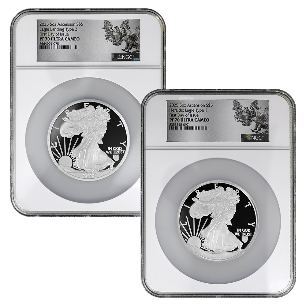 2025 5oz Silver Type 1&2 Eagle Tribute | US Coins | Csnmint.com