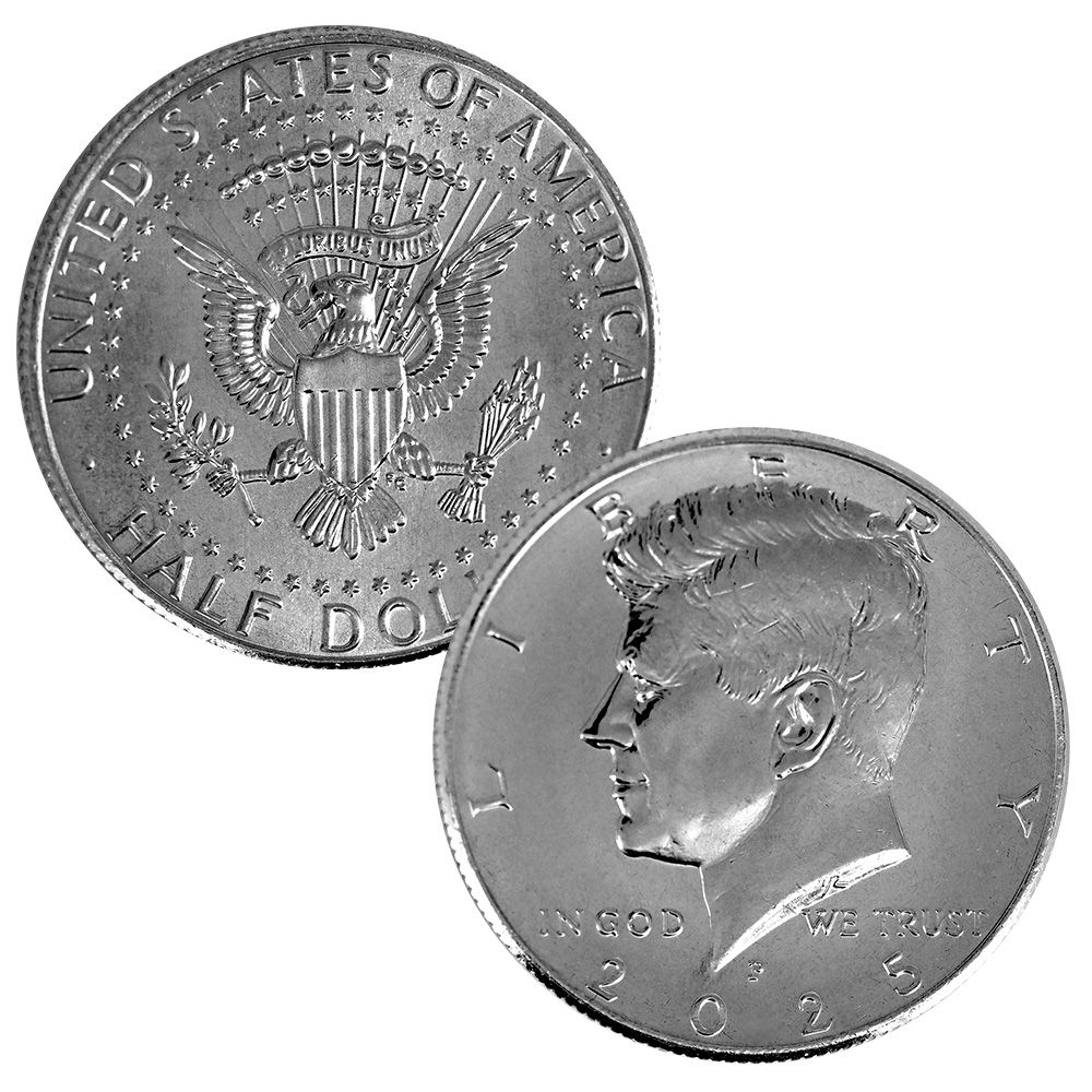 2025 P&D Mint Kennedy Roll | US Coins | Csnmint.com