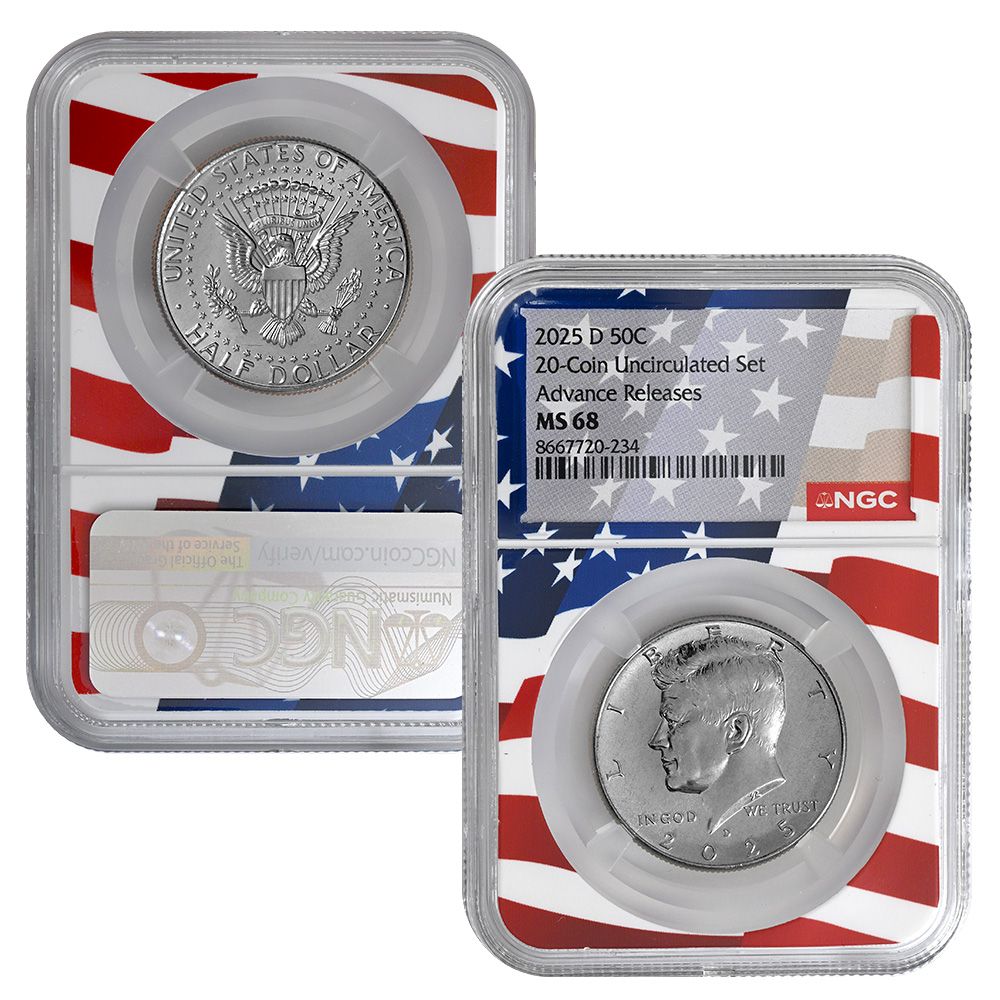 2025 P&D Advanced Release Kennedy Half Dollar – MS68 | US Coins
